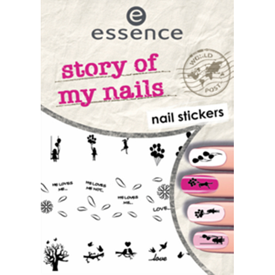 Essence Story Of My Nails nálepky na nehty 06 1 aršík