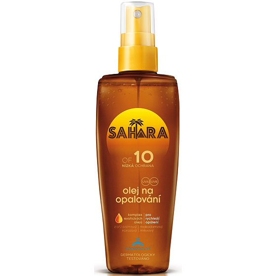 Astrid Sahara OF10 voděodolný olej na opalování sprej 150 ml