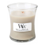 WoodWick Wood Smoke - Kouř z cedrového dřeva vonná svíčka s dřevěným knotem a víčkem malá 85 g
