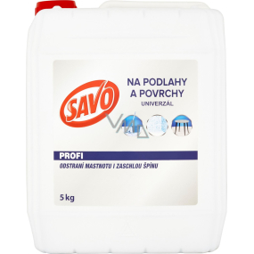 Savo Profi Univerzal čisticí prostředek na podlahy a plochy 5 kg