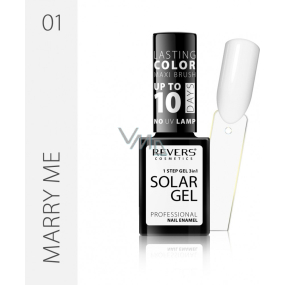 Revers Solar Gel gelový lak na nehty 01 Marry Me 12 ml