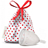 LadyCup Menstruační kalíšek transparentní, velký L + Milton sterilizační tablety