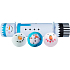 Bomb Cosmetics Frosty The Snowman Cracker šumivý balistik do koupele 3 x 160 g, kosmetická sada