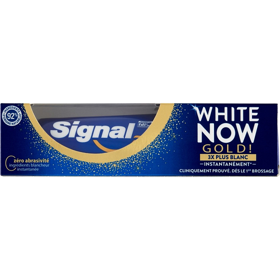 Signal White Now Gold zubní pasta 75 ml