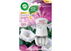 Air Wick Essential Oils Smooth Satin & Moon Lily - Gładki satyn i lilia księżycowa elektryczny odświeżacz powietrza komplet 19 ml