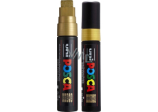 Posca Uniwersalny akrylowy pisak z ekstremalnie szerokim, równym grotem 15 mm Złoty PC-17K