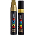 Posca Uniwersalny akrylowy pisak z ekstremalnie szerokim, równym grotem 15 mm Złoty PC-17K