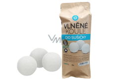 Nanolab Naturalne wełniane kulki do suszarki 3 sztuki