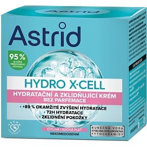 Astrid krem hydro X-Cell kojący dla wrażliwej skóry, 50 ml