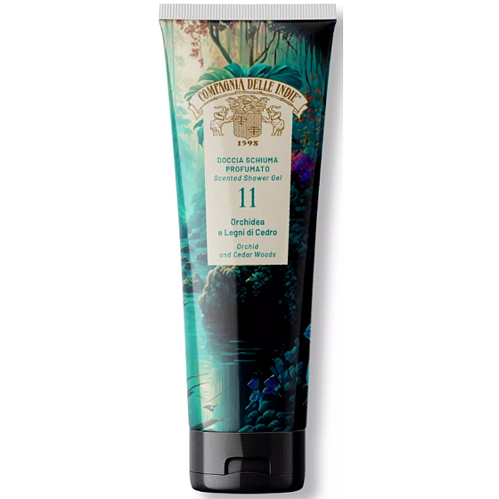 Compagnia Delle Indie 11 Orchidea i Cedrowe Drewno perfumowany żel pod prysznic 250 ml