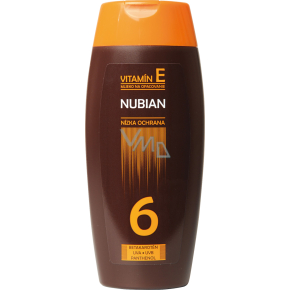 Nubian OF 6 mleczko do opalania, 200 ml
