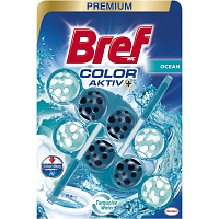 Bref Turquoise Aktiv Ocean blok do toalety, 2 × 50 g