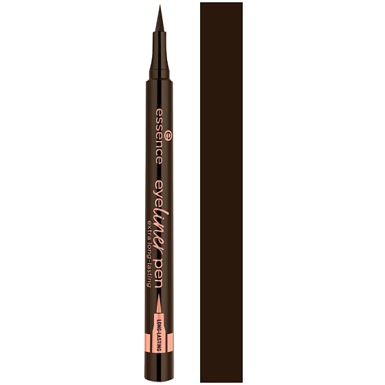 Essence Extra Long - Lasting pero na oční linky 020 Brown 1 ml
