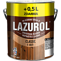 Lazurol Classic S1023 cienkowarstwowa lazura do drewna z olejami, 0022 palisander, 2,5 + 0,5 l