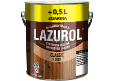 Lazurol Classic S1023 tenkowarstwowa lazura na drewno z zawartością olejów, 0022 palisander, 2,5 + 0,5 l