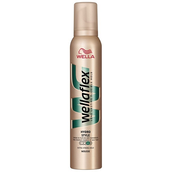 Wella Wellaflex Hydro Style extra silné zpevnění pěnové tužidlo 200 ml
