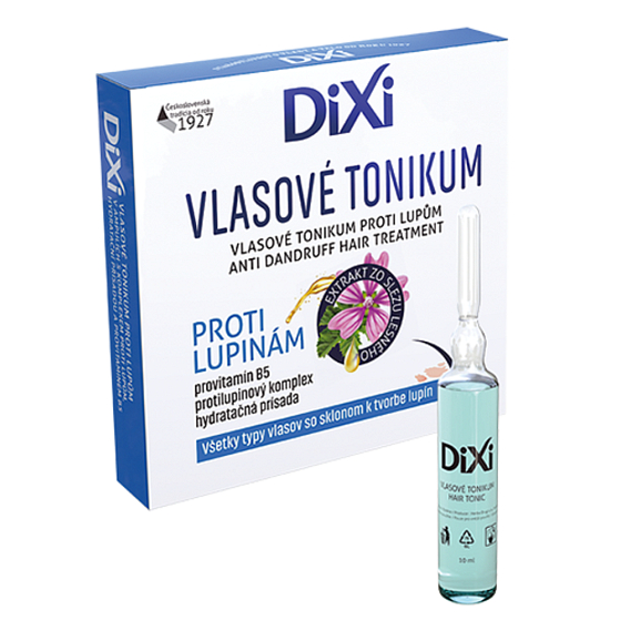 Dixi Proti lupům vlasové tonikum 6 ampulí po 10 ml