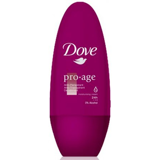 Dove Pro Age kuličkový deodorant roll-on pro ženy 50 ml
