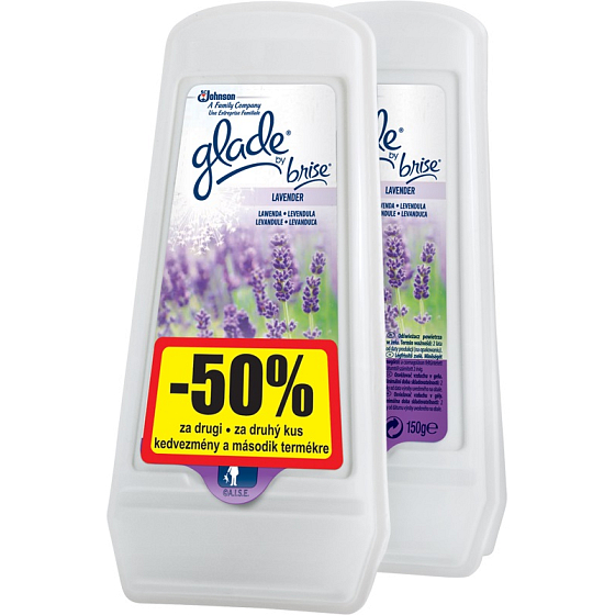 Glade Levandule gel osvěžovač vzduchu 2 x 150 g