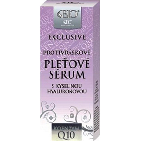Bione Cosmetics Exclusive & Q10 z kwasami hialuronowymi przeciwzmarszczowe serum do twarzy dla cery mieszanej i tłustej 40 ml