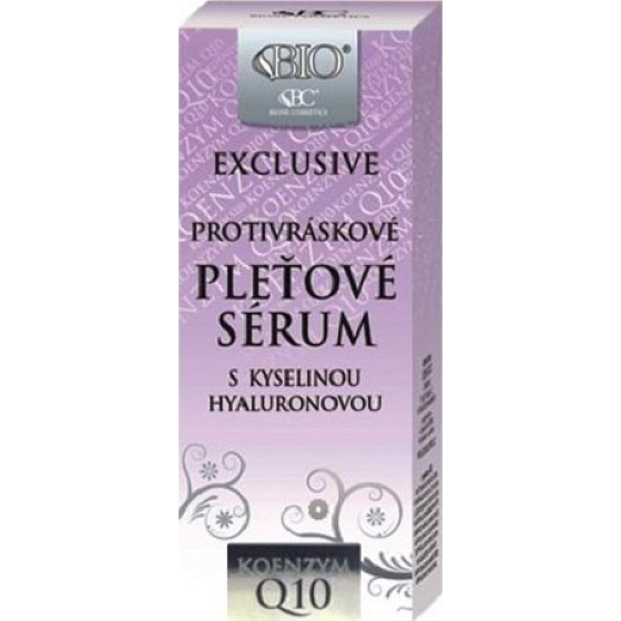 Bione Cosmetics Exclusive & Q10 z kwasami hialuronowymi przeciwzmarszczowe serum do twarzy dla cery mieszanej i tłustej 40 ml