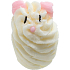 Bomb Cosmetics Bílá myška - White Chocolate Mouse jiné zabarvení Máslový špalíček do koupele 50 g
