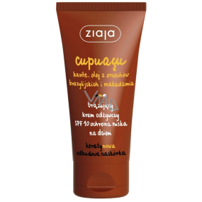 Ziaja Cupuacu bronzujący SPF 10 nawilżający samoopalacz do twarzy 50 ml