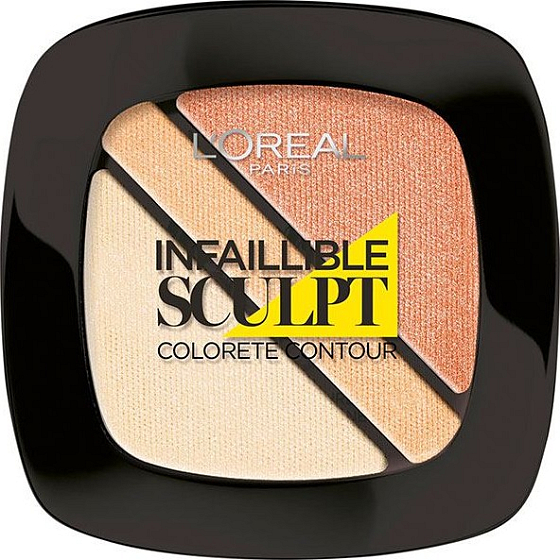 Loreal Paris Infallible Sculpt Blush Trio tvářenka 102 Nude Beige 3,8 g