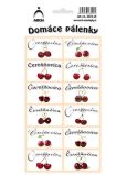 Arkus Naklejki Domowe Ogień Wiśniówka SK 12 etykiet