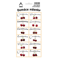Arkus Naklejki Domowe Ogień Wiśniówka SK 12 etykiet
