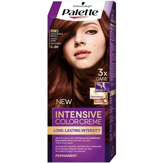 Schwarzkopf Palette Intensive Color Creme barva na vlasy 6-80 Červenohnědá marsala RN5