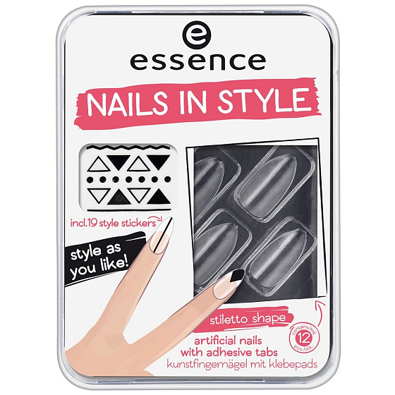 Essence Nails In Style umělé nehty 04 Clear for you? 12 kusů
