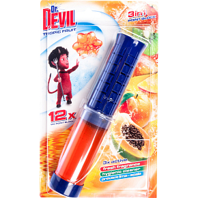 Dr. Devil 3w1 Point Block WC blok w tubie Tropic Fruit, 75 ml