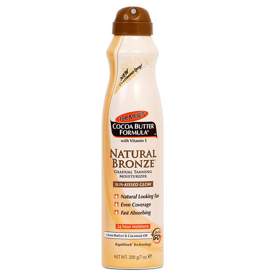 Palmers Cocoa Butter Formula Natural Bronze samoopalovací mléko sprej 200 g