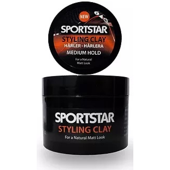 Sportstar Styling Clay modelująca pasta do włosów, średnie utrwalenie 50 ml