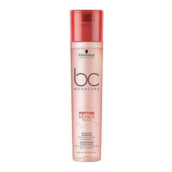 Schwarzkopf Professional BC Bonacure Peptide Repair Rescue micelární šampon pro poškozené vlasy 250 ml