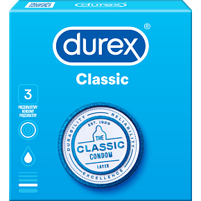 Durex Classic prezerwatywy, 3 szt.
