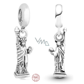 Charm Srebrny 925 USA - Statua Wolności, zawieszka na bransoletkę podróżniczą Charm Srebrny 925 USA - Statua Wolności, zawieszka na bransoletkę podróżniczą