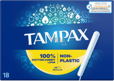 Tampax Regular damskie tampony z aplikatorem 18 sztuk