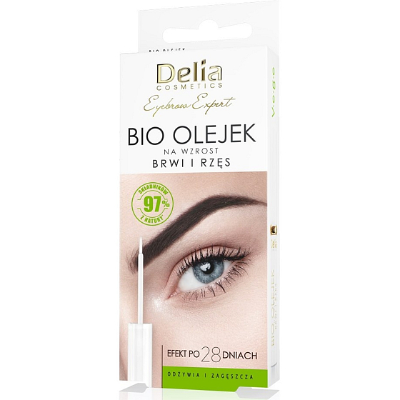 Delia Cosmetics Bio olej pro růst řas a obočí 7 ml