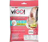 viGO jednorázowe rękawice mikrotęowe, 100 sztuk