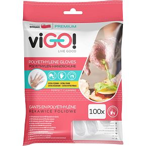 viGO jednorázowe rękawice mikrotęowe, 100 sztuk