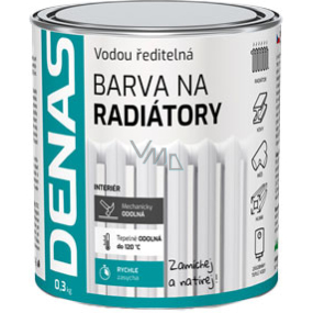 DENAS BARVA NA RADIÁTORY rychleschnoucí, 0100 bílá, 300 g DENAS BARVA NA RADIÁTORY rychleschnoucí, 0100 bílá, 300 g