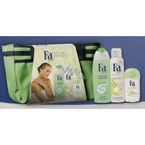Fa Yoghurt Aloe Vera sprchový gel + deodorant sprej + antiperspirant pro ženy, kosmetická sada Fa Yoghurt Aloe Vera sprchový gel + deodorant sprej + antiperspirant pro ženy, kosmetická sada