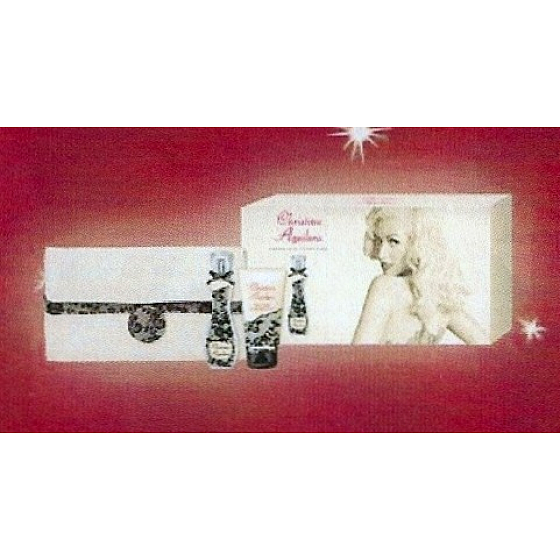 Christina Aguilera Signature parfémovaná voda pro ženy 30 ml + tělové mléko 50 ml + kabelka, dárková sada