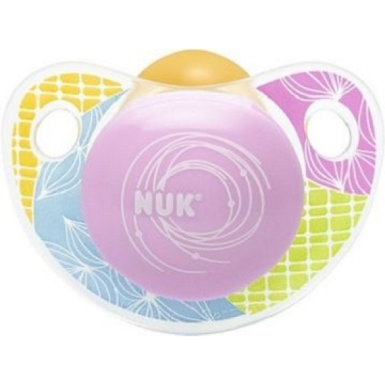 Nuk Trendline Adore ortodontické latexové šidítko 0-6 měsíců