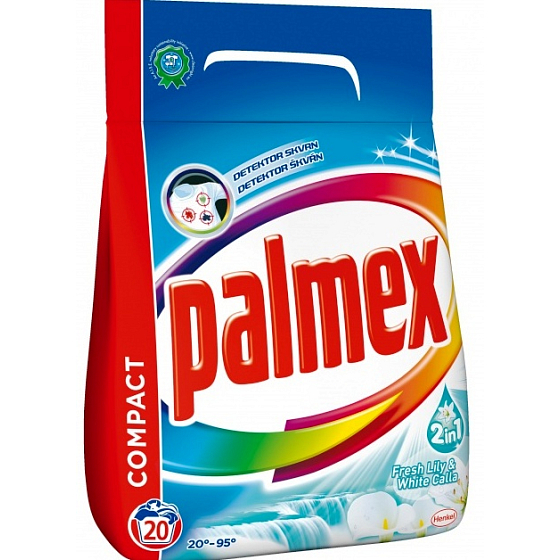Palmex 2v1 Fresh Lily & White Calla prášek na praní 20 dávek 1,5 kg