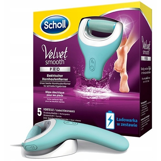 Scholl Velvet Smooth Pro elektrický pilník na chodidla