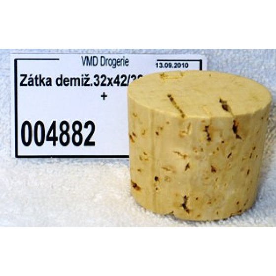 Korekowa zatyczka do demijonu 32 x 42 x 38 mm, 10 l