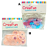 CreaFun Textilní dekorace Květina/Motýl 24 mm 30 kusů